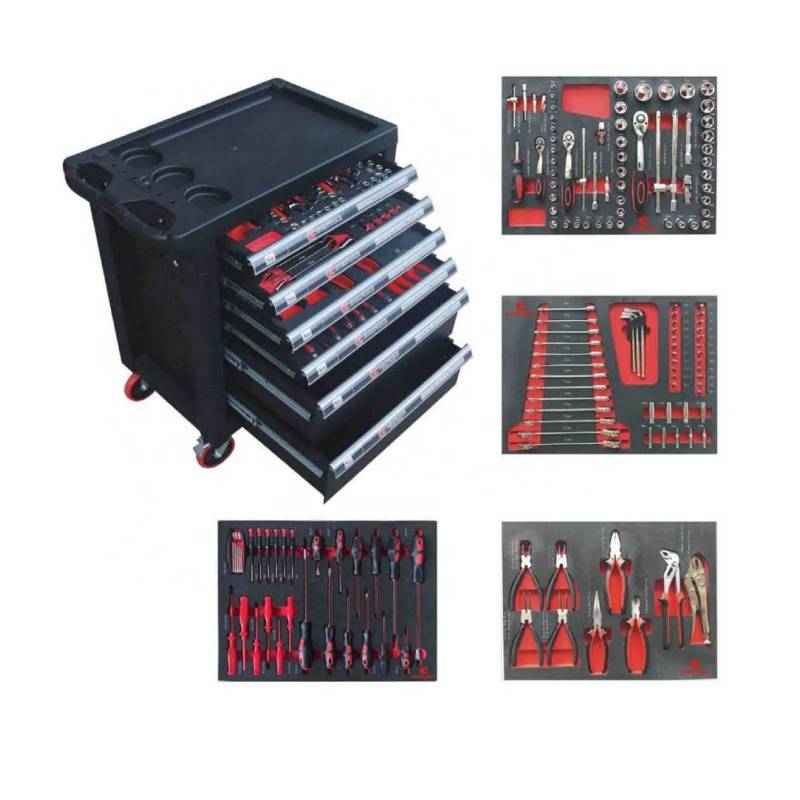 Sliding Tool Chest Heavy Duty Steel Rolling Tool Box Trolley With Wheels Locking System,Tool Organizer For Garage Storage